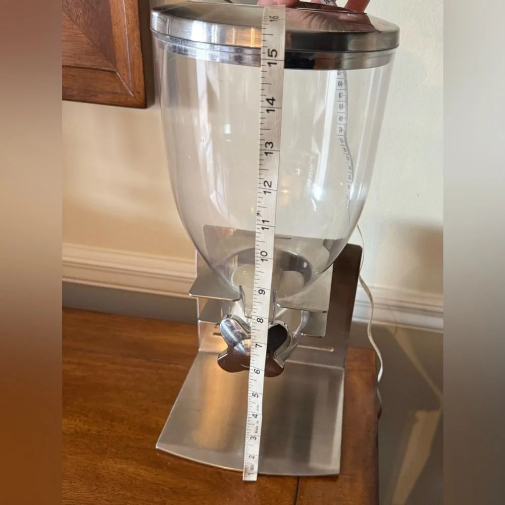 Stainless Steel and Clear Food Dispenser - Picture 9 of 10